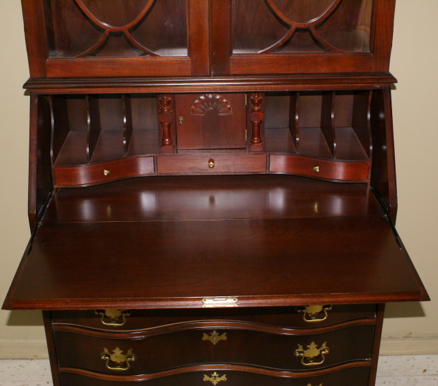 Jasper company mahogany secretary desk